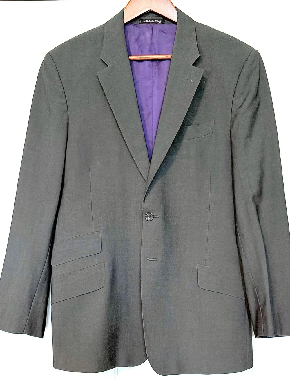 Paul Smith London The Byard Gray Wool Mohair Blazer 40R Made in Italy 🇮🇹